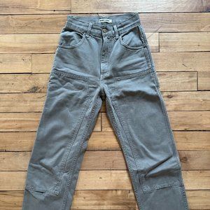 RUDY JUDE Utility Jeans in Moss - Sz 0